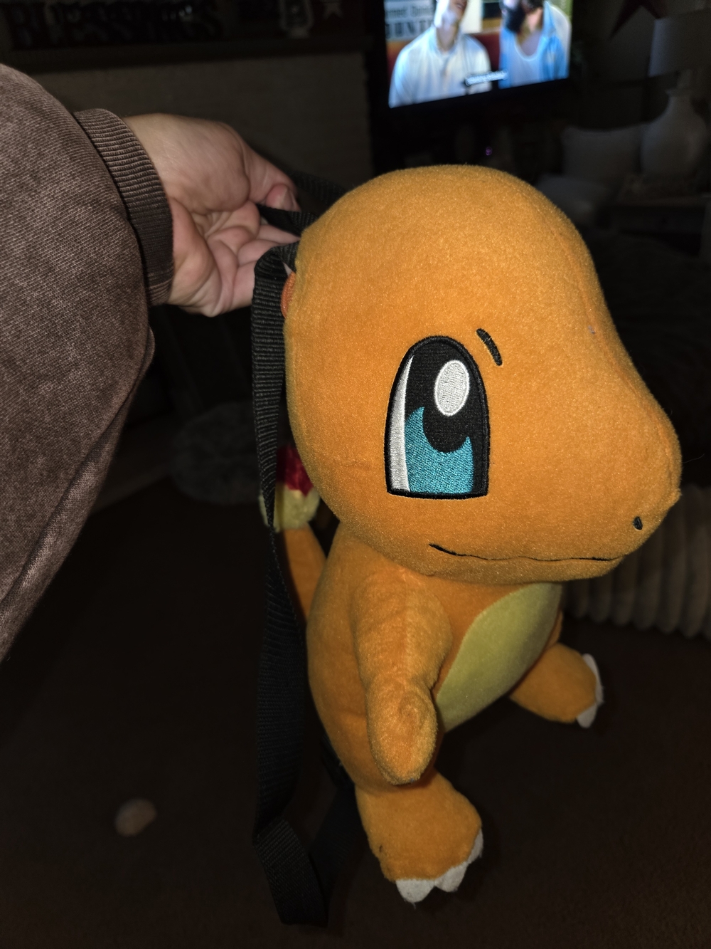 Pokemon Charmander Plush Backpack Orange Yellow